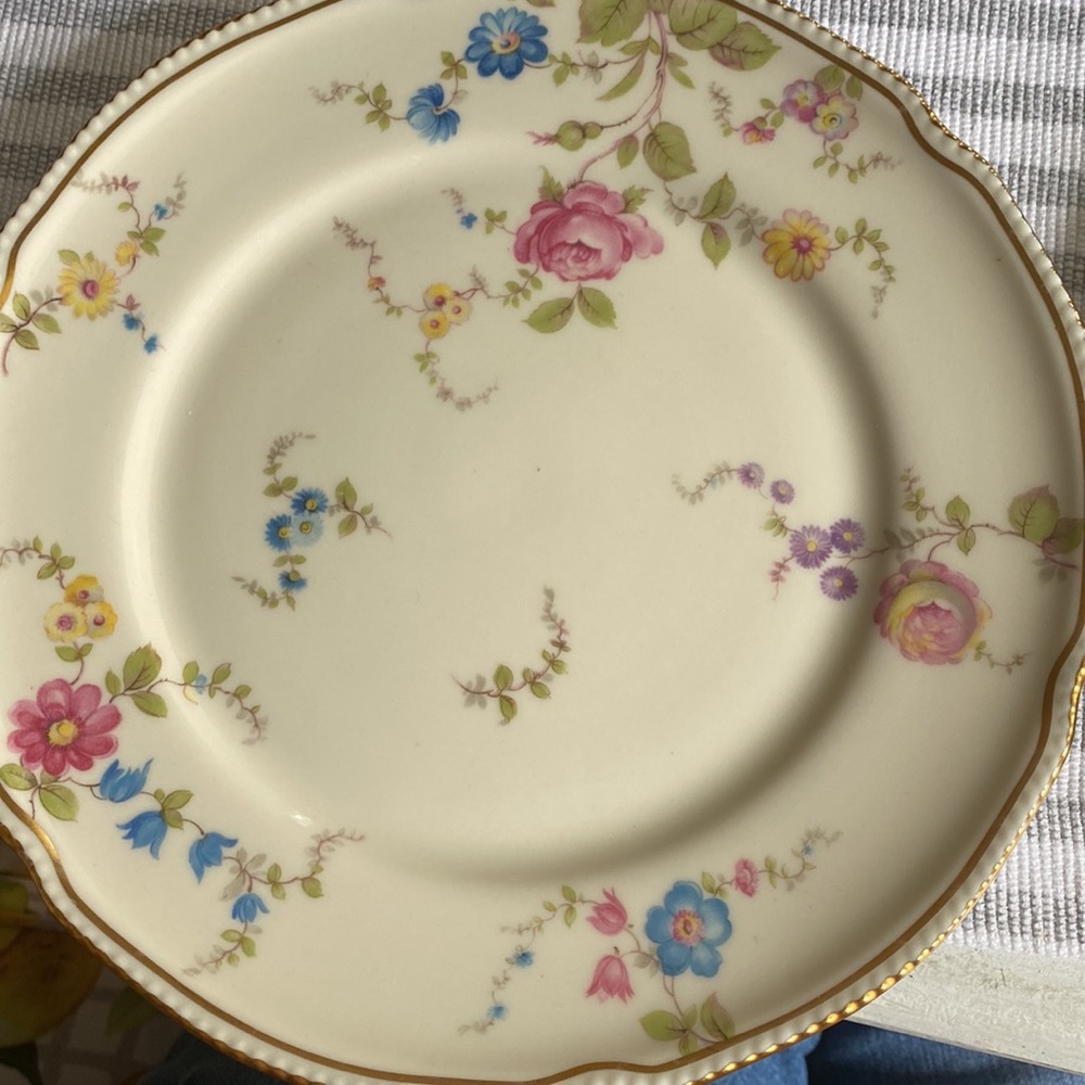 Plate floral, USA